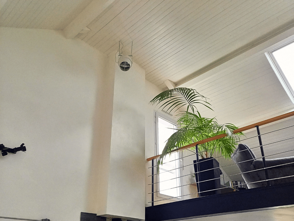 Installation déstratificateur d'air Airius chez un particulier