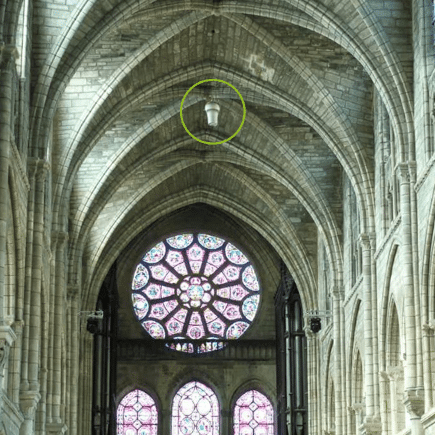 Instalación de un desestratificador en monumentos religiosos