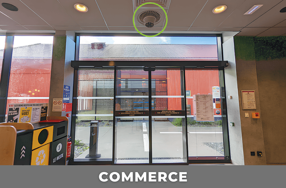 Installation de déstratificateurs Airius dans un commerce