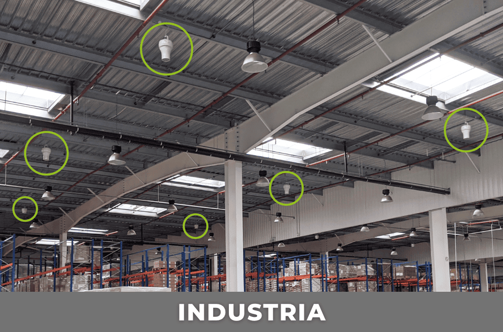 Instalación de Airius en la industria
