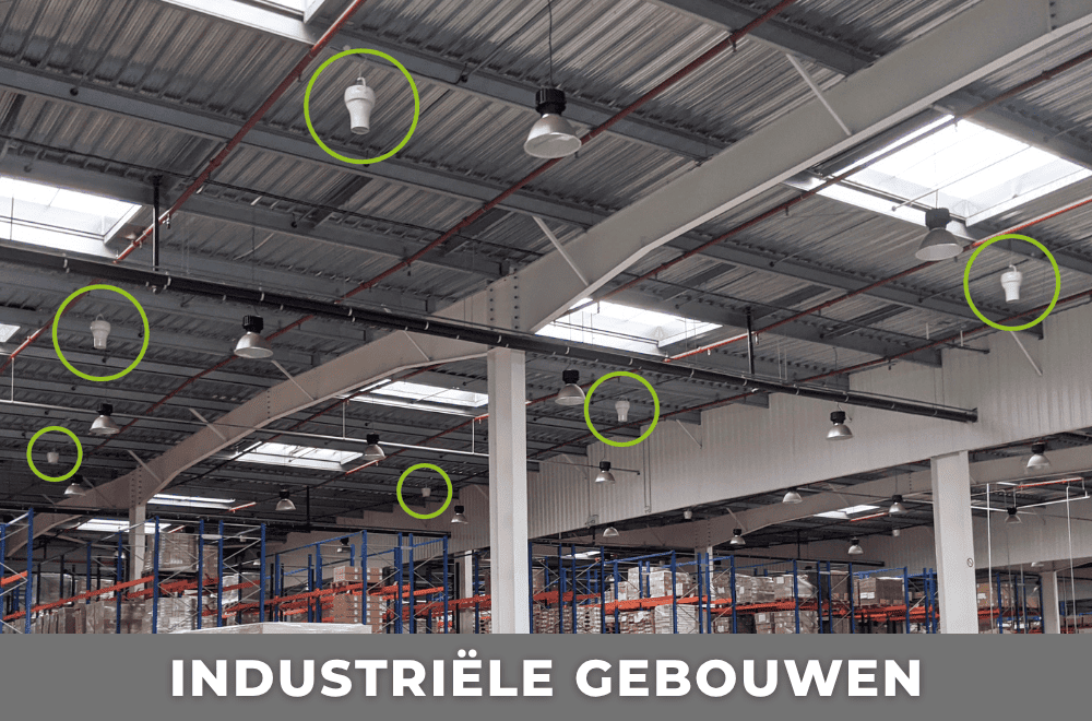 Installatie van destratificatoren in de industrie