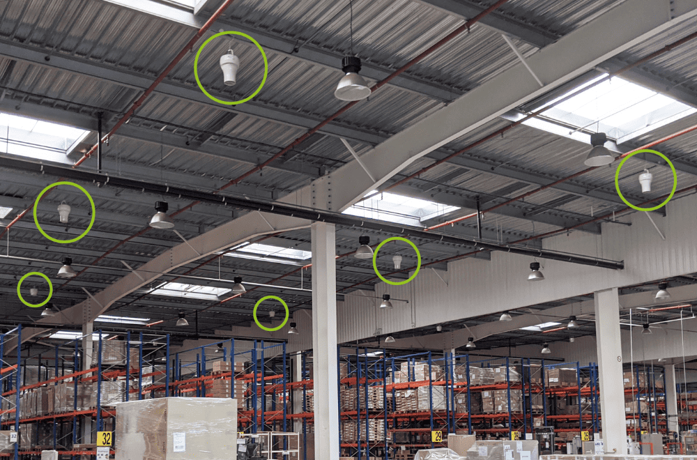 Instalación de Airius en la industria