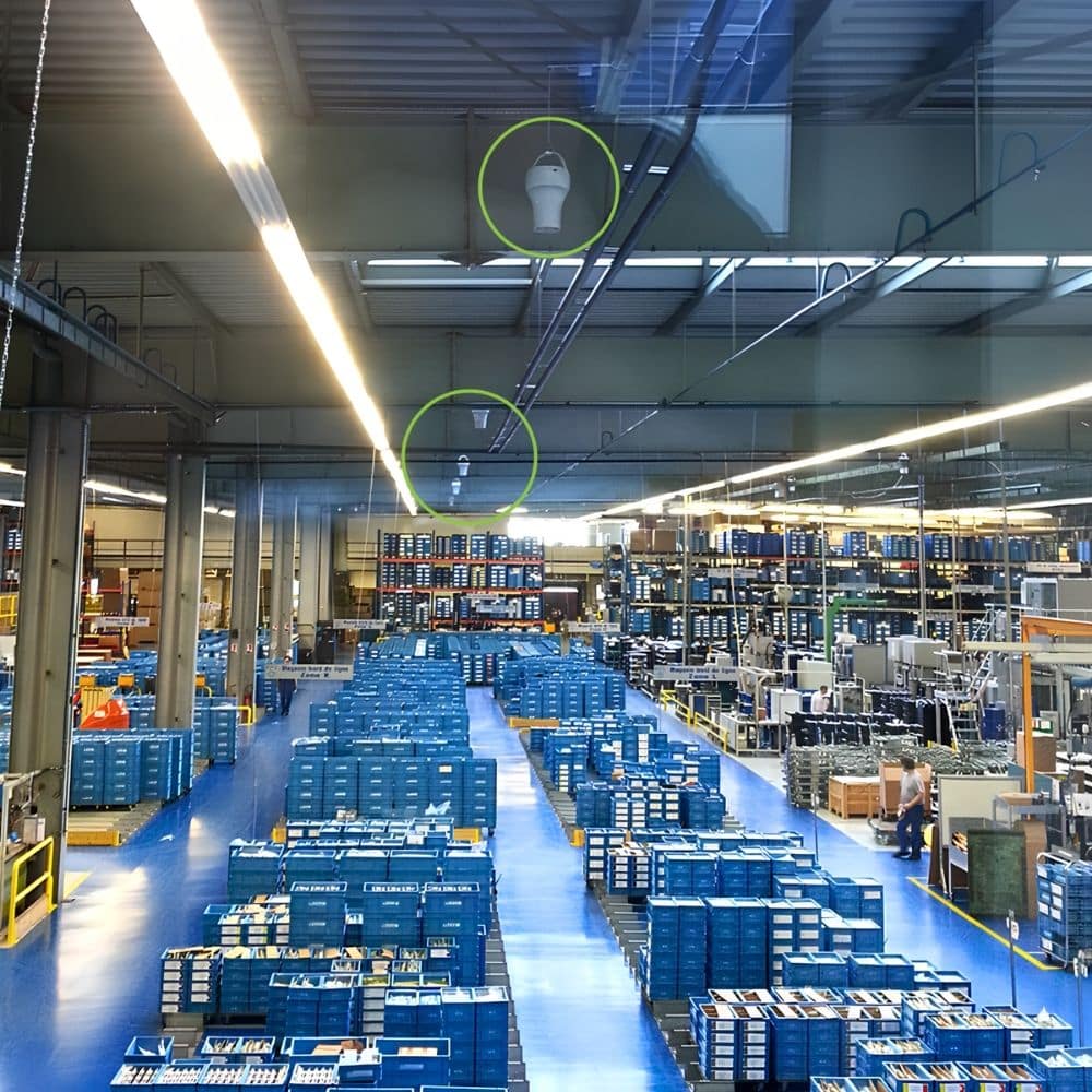 Appareils AIRIUS installés dans l'atelier de Knorr-Bremse Lisieux