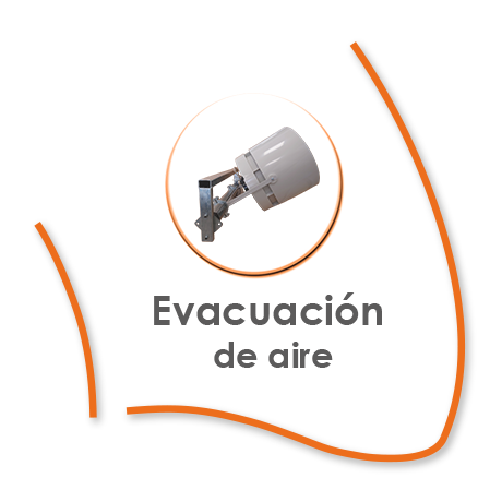 evacuacion del aire