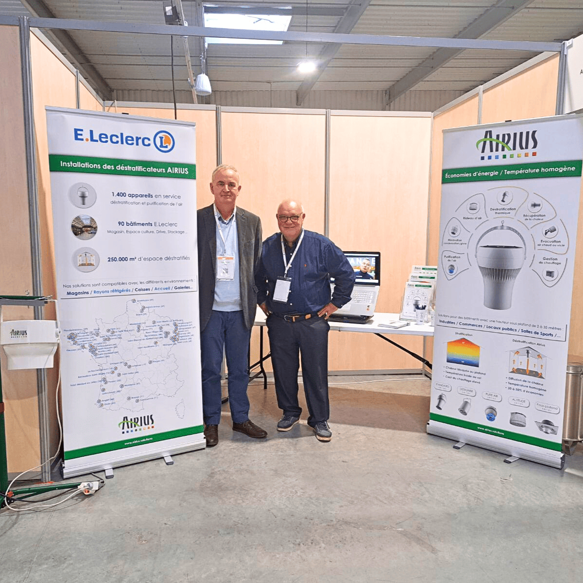 Participations d'Airius aux salons des achats indirects