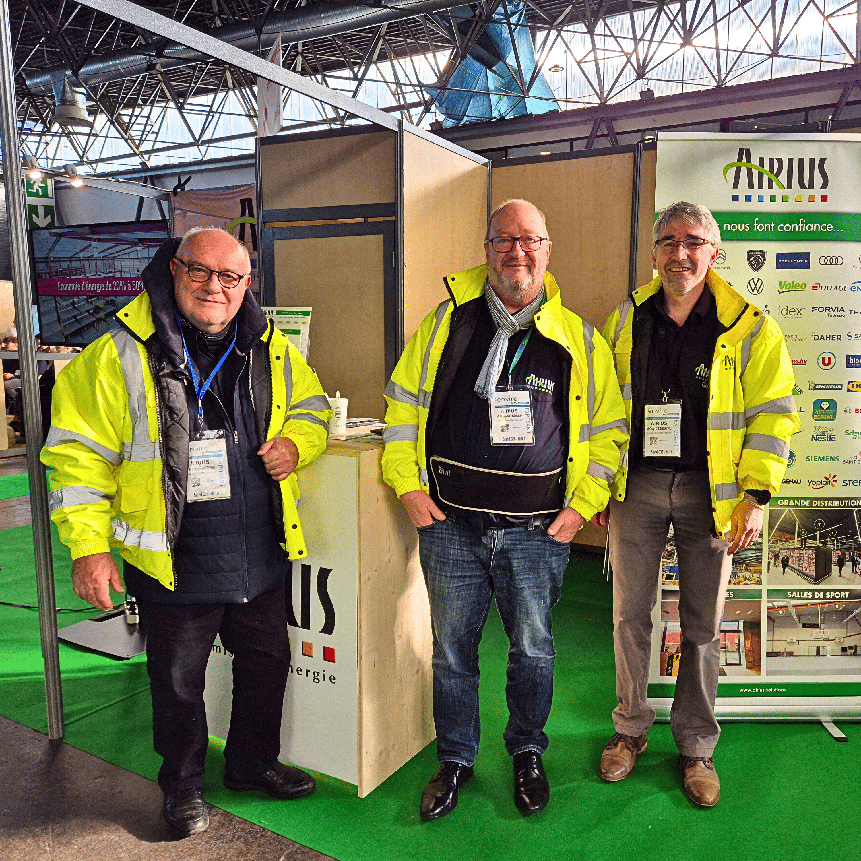 Participation d'Airius au salon Enviropro Grand Est