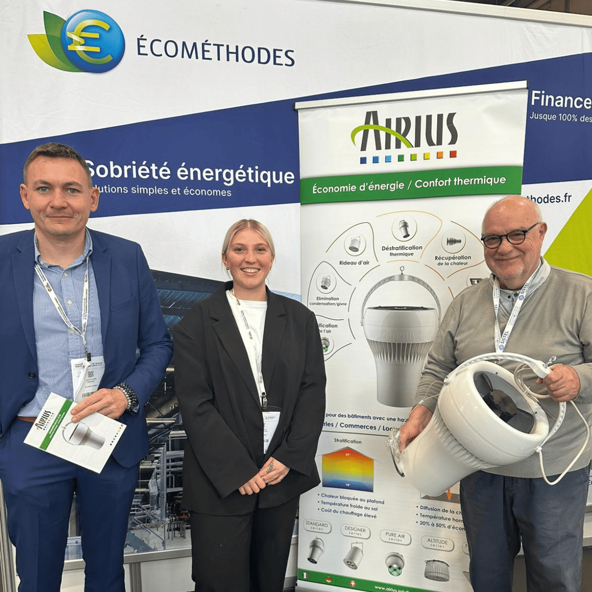Airius et Ecométhodes au salon Global Industrie