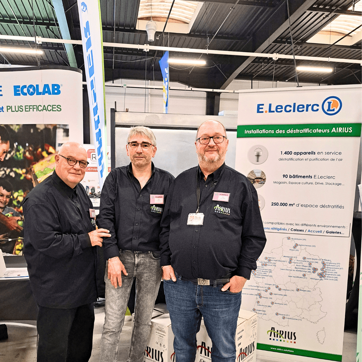 Participation d'Airius au salon organisé par la SCAPEST