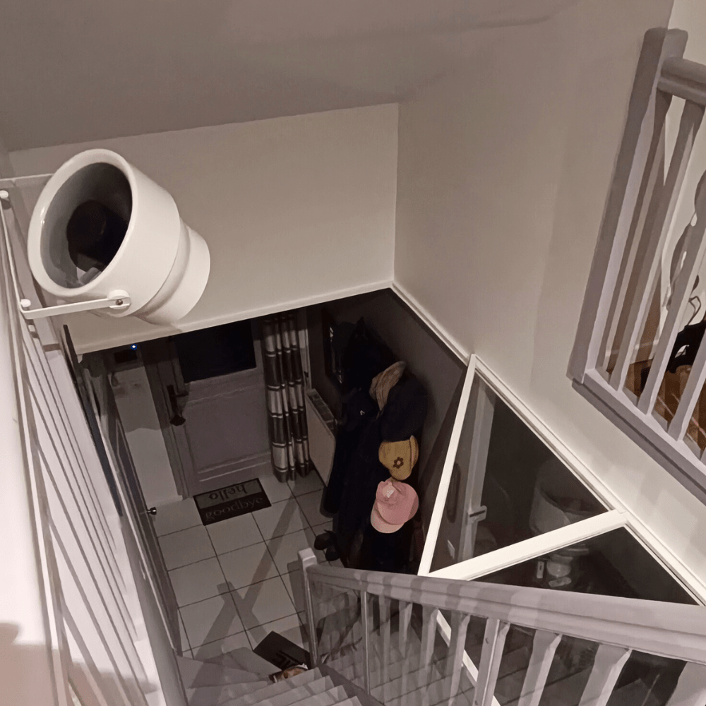 Installation d'un déstratificateur d'air pour maison Airius chez un particulier