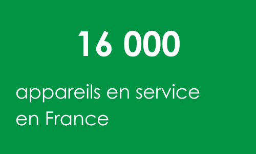 Appareils Airius en service en France