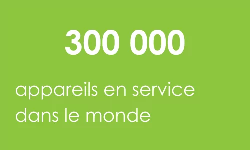 Appareils Airius en service dans le monde